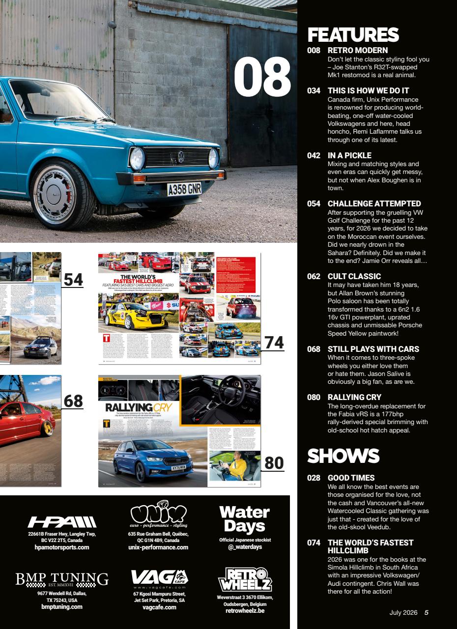 Performance VW Preview Pages