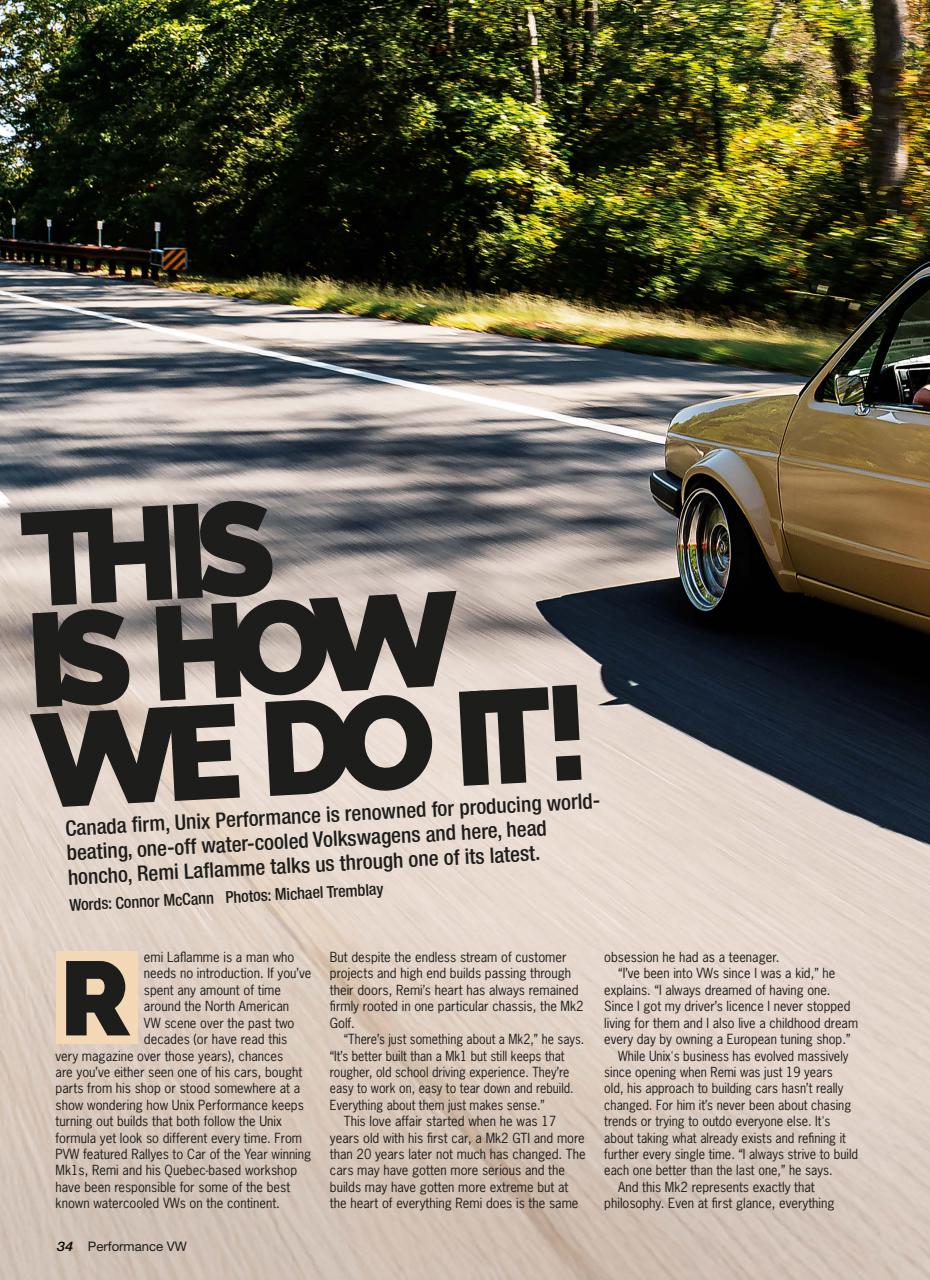 Performance VW Preview Pages