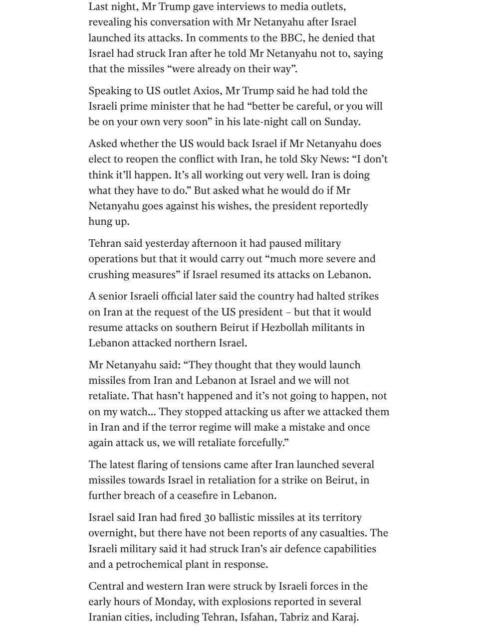 The Independent Daily Edition Newspaper Preview Pages