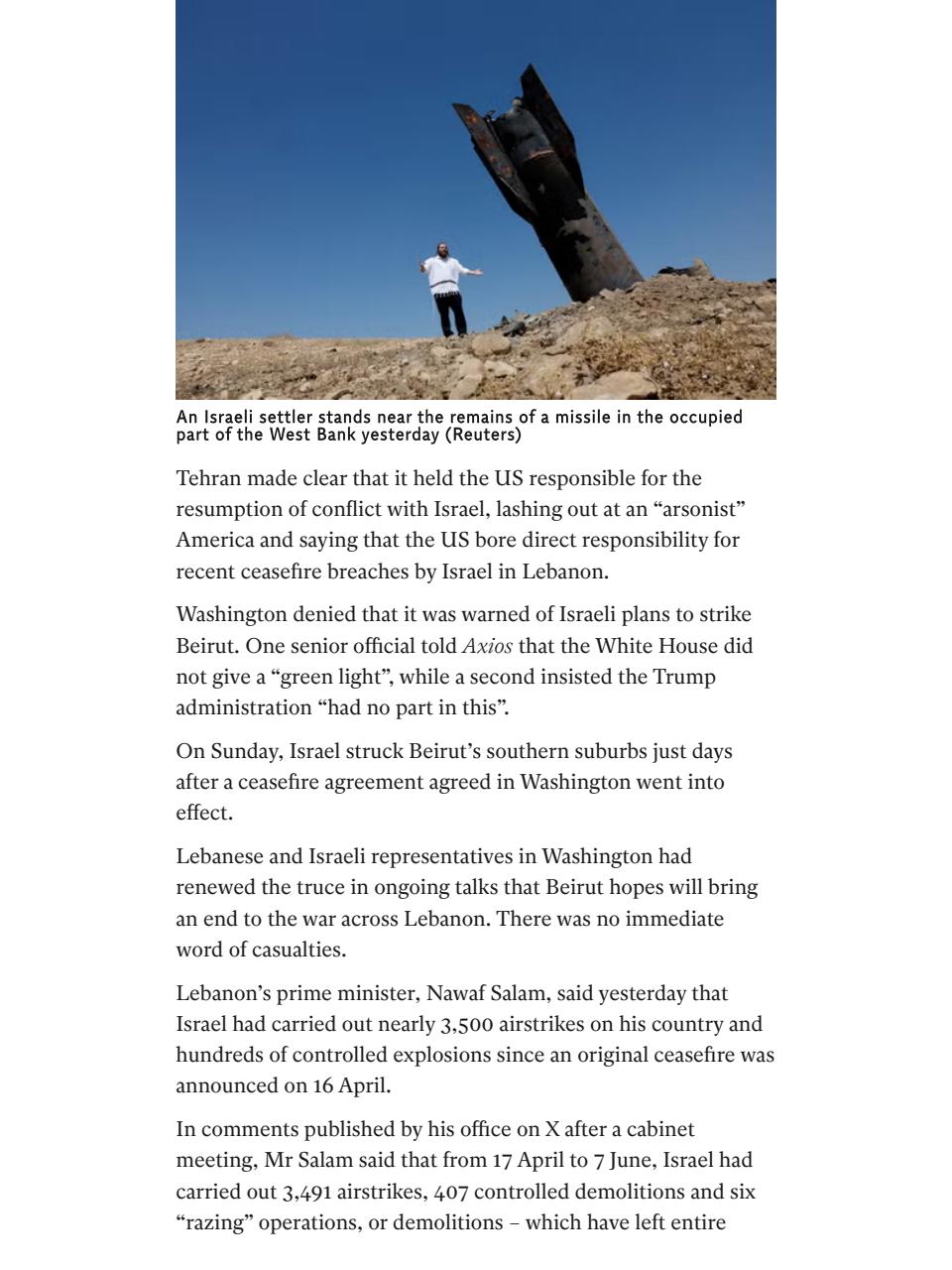 The Independent Daily Edition Newspaper Preview Pages