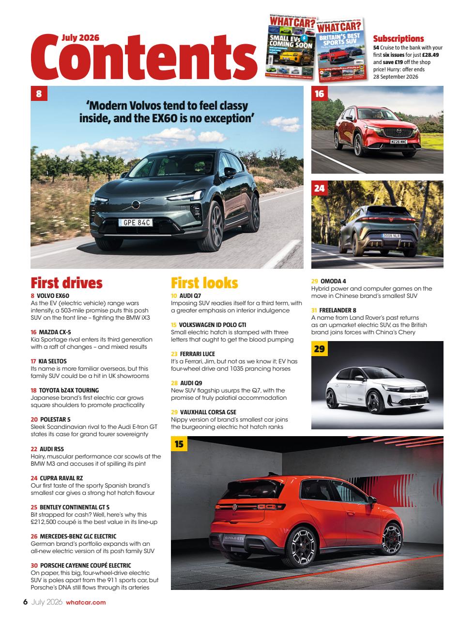 What Car? Preview Pages