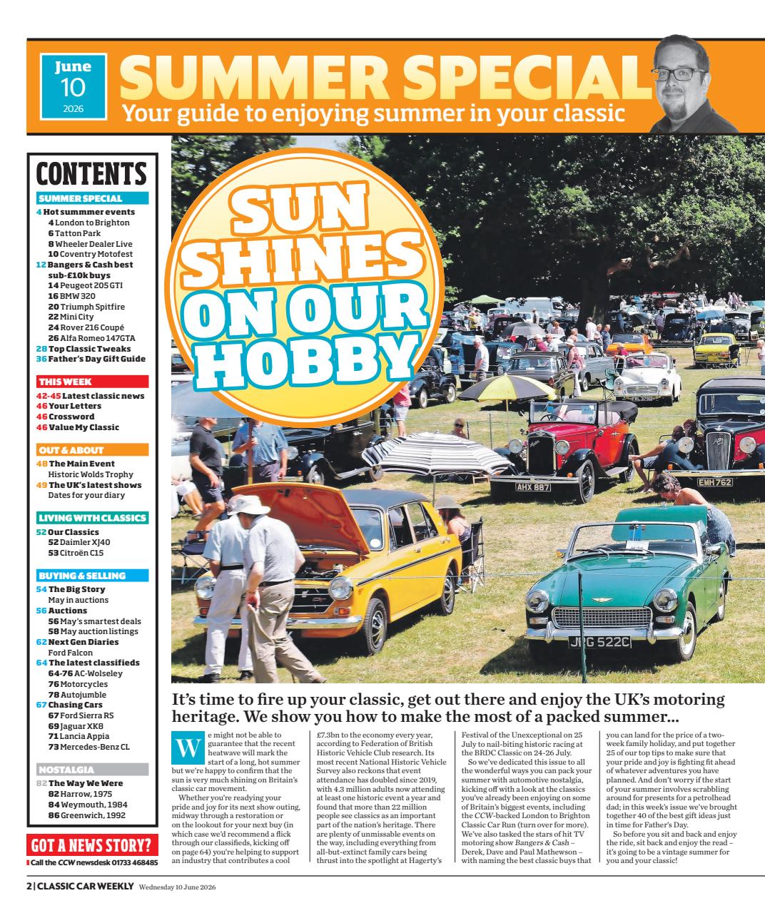 Classic Car Weekly Preview Pages