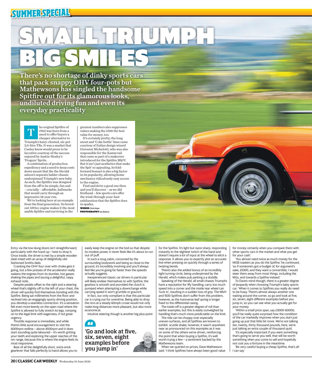 Classic Car Weekly Preview Pages