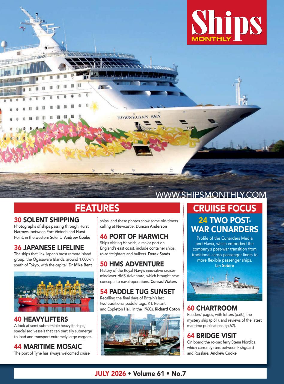 Ships Monthly Preview Pages