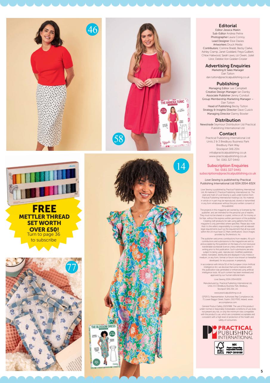 Love Sewing Preview Pages