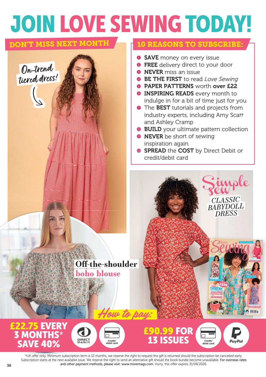 Love Sewing Preview Pages
