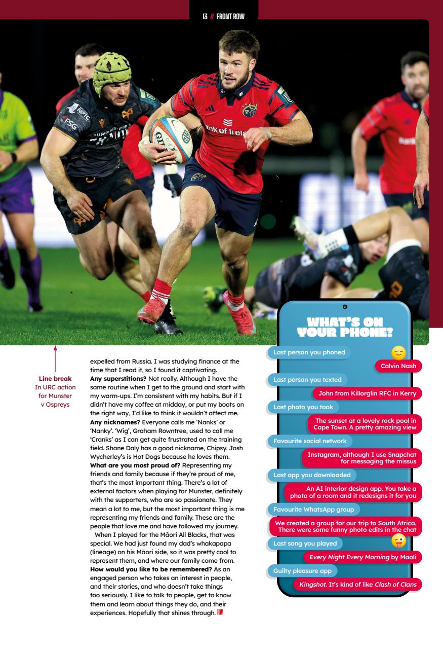 Rugby World Preview Pages