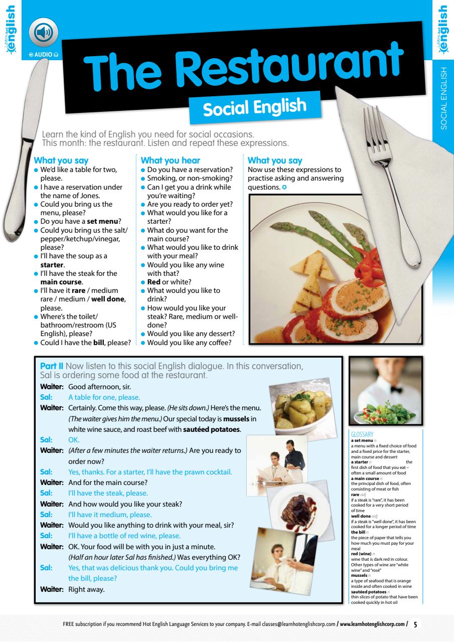 Learn Hot English Preview Pages