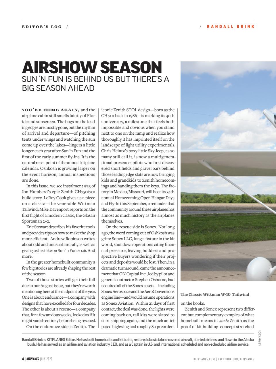 Kitplanes Preview Pages