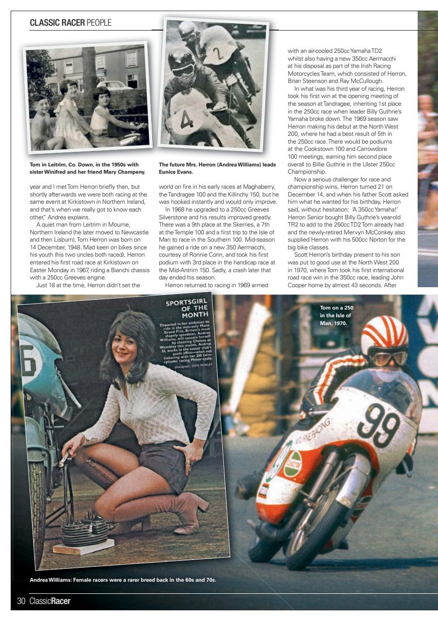 Classic Racer Preview Pages