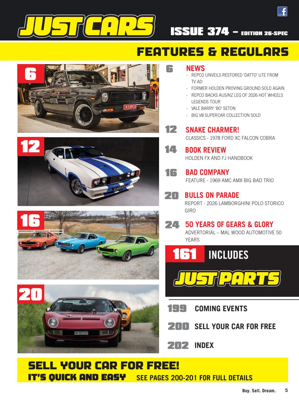 JUST CARS Preview Pages