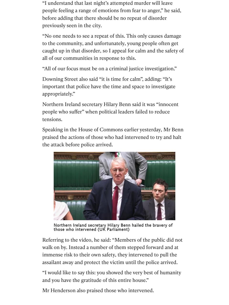 The Independent Daily Edition Newspaper Preview Pages