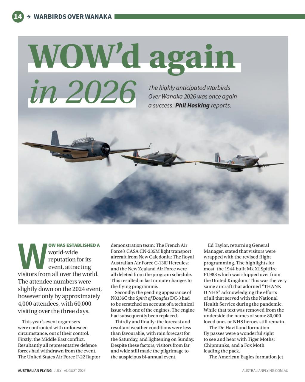 Australian Flying Preview Pages