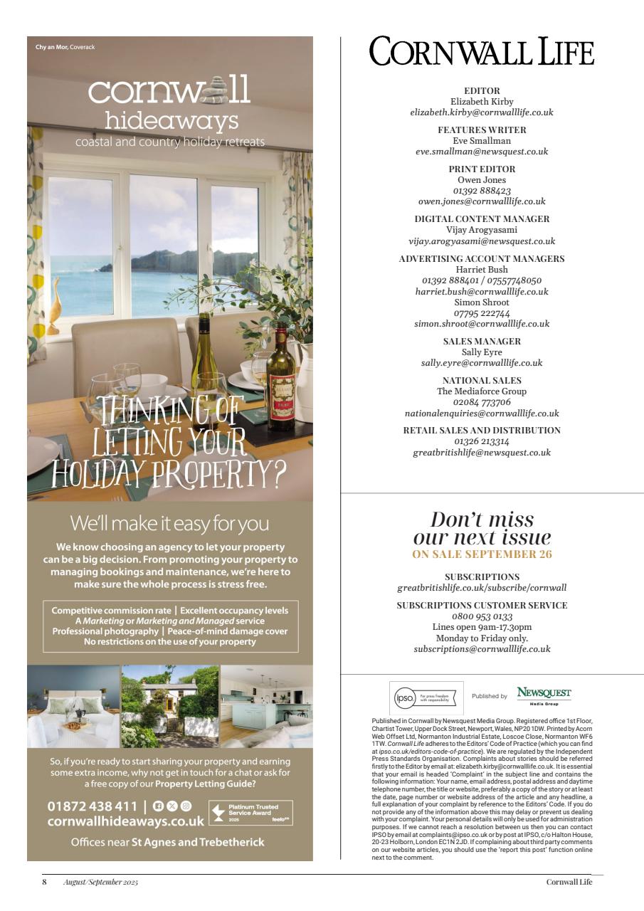 Cornwall Life Preview Pages