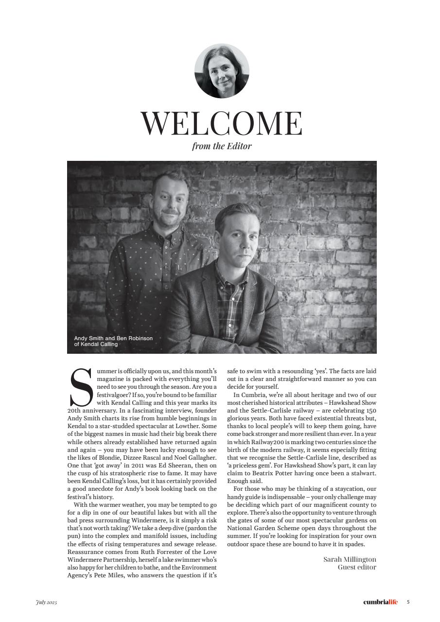 Cumbria Life Preview Pages