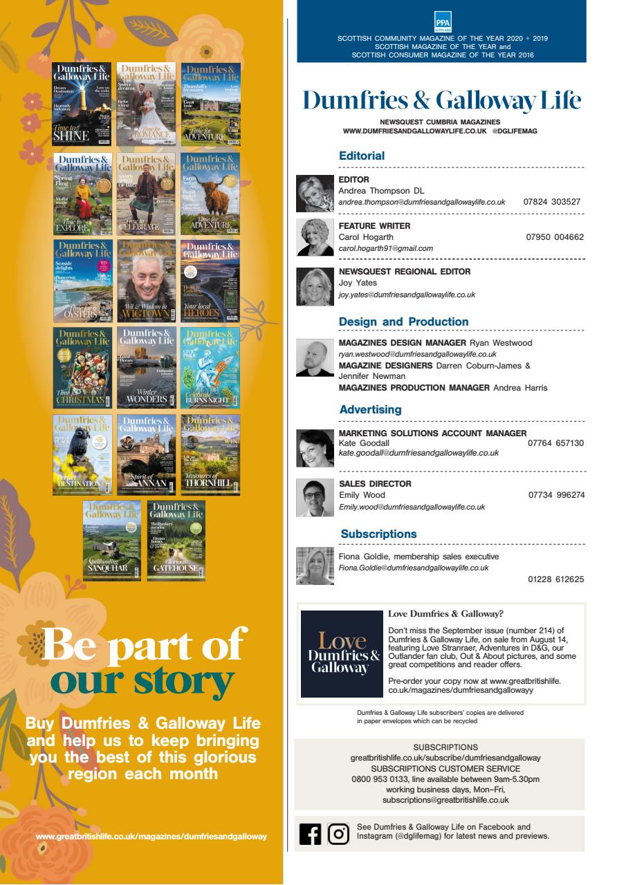 Dumfries & Galloway Life Preview Pages