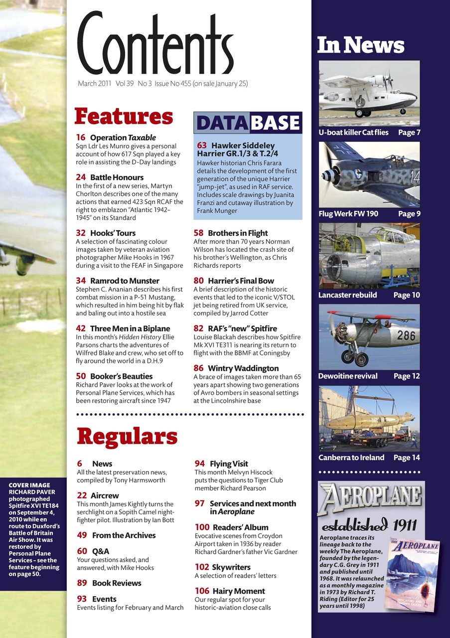 Aeroplane Preview Pages