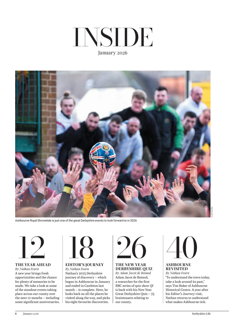 Derbyshire Life Preview Pages