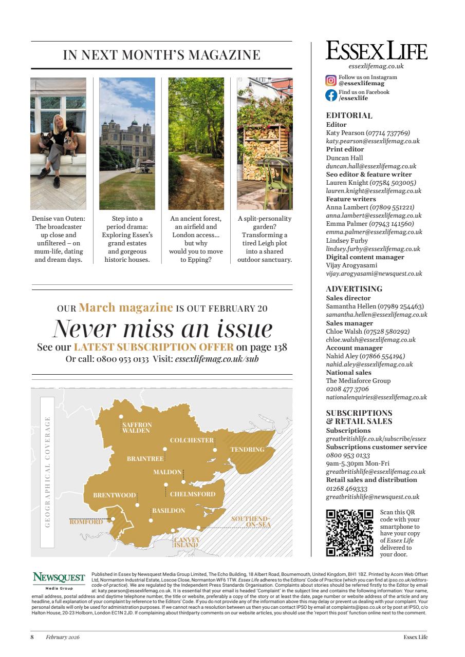 Essex Life Preview Pages