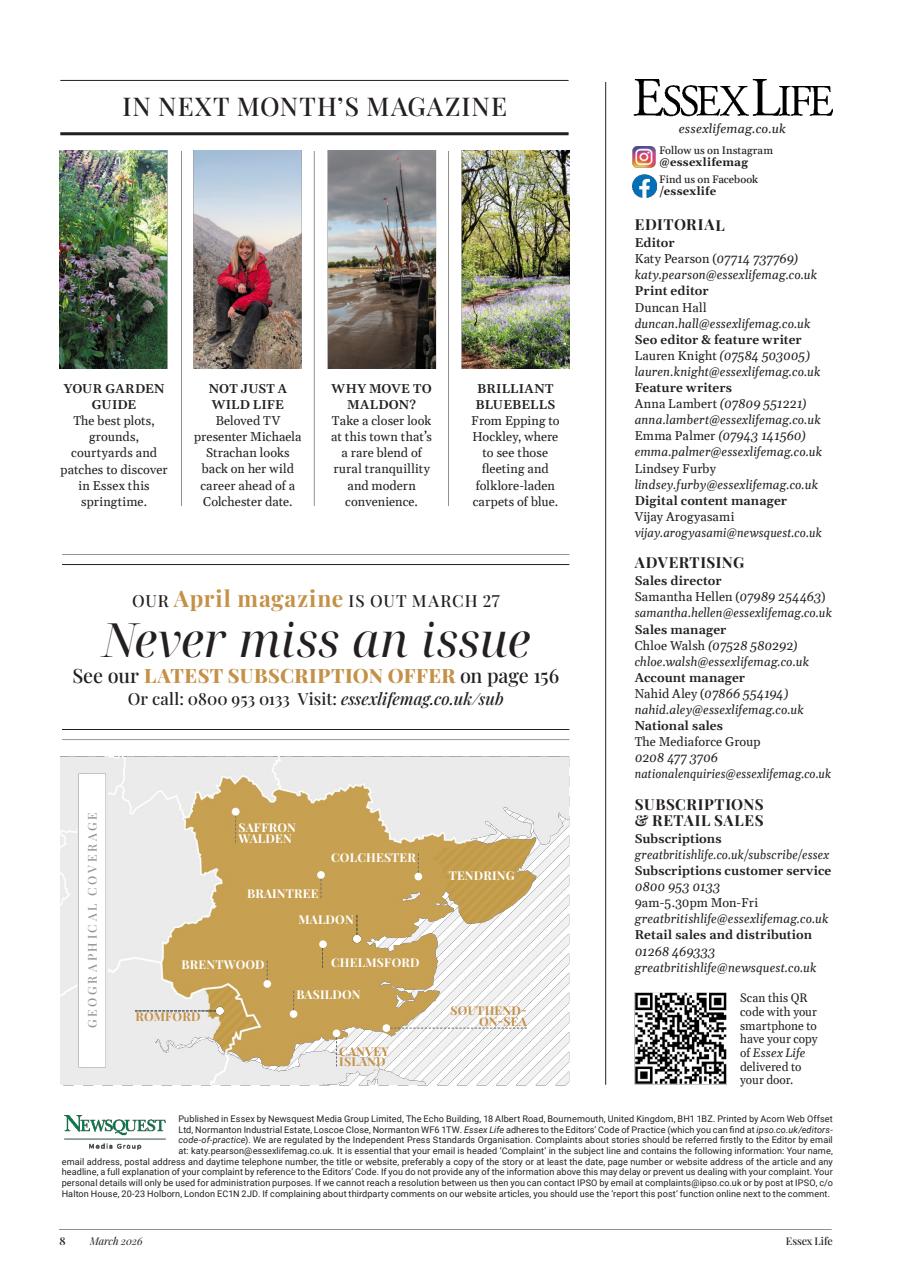 Essex Life Preview Pages