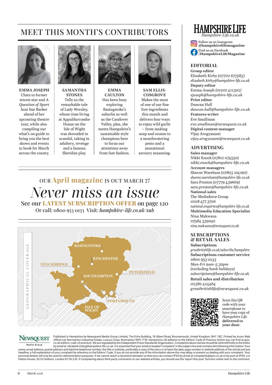 Hampshire Life Preview Pages