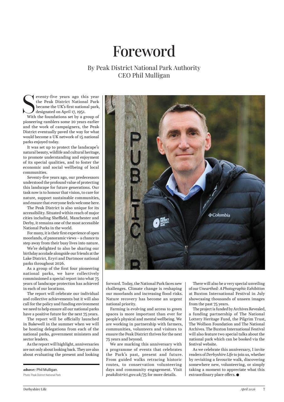 Derbyshire Life Preview Pages