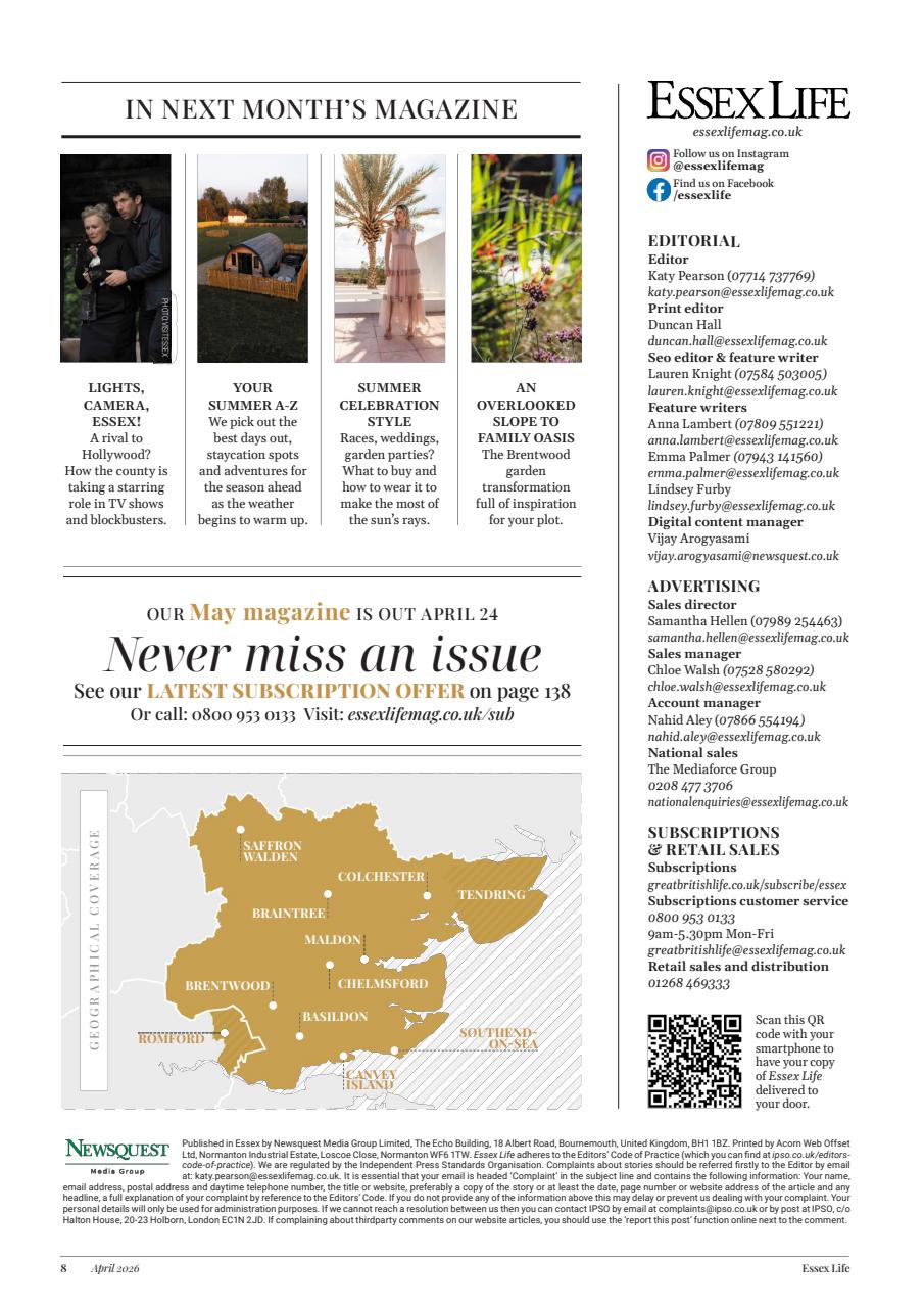 Essex Life Preview Pages