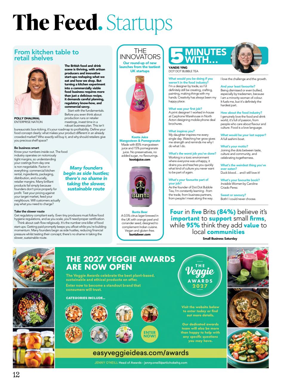 Speciality Food Preview Pages