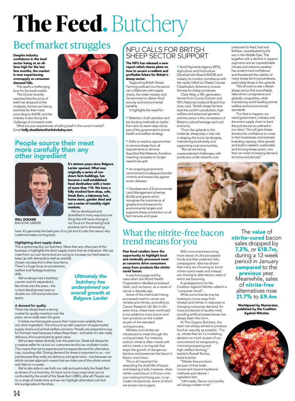 Speciality Food Preview Pages