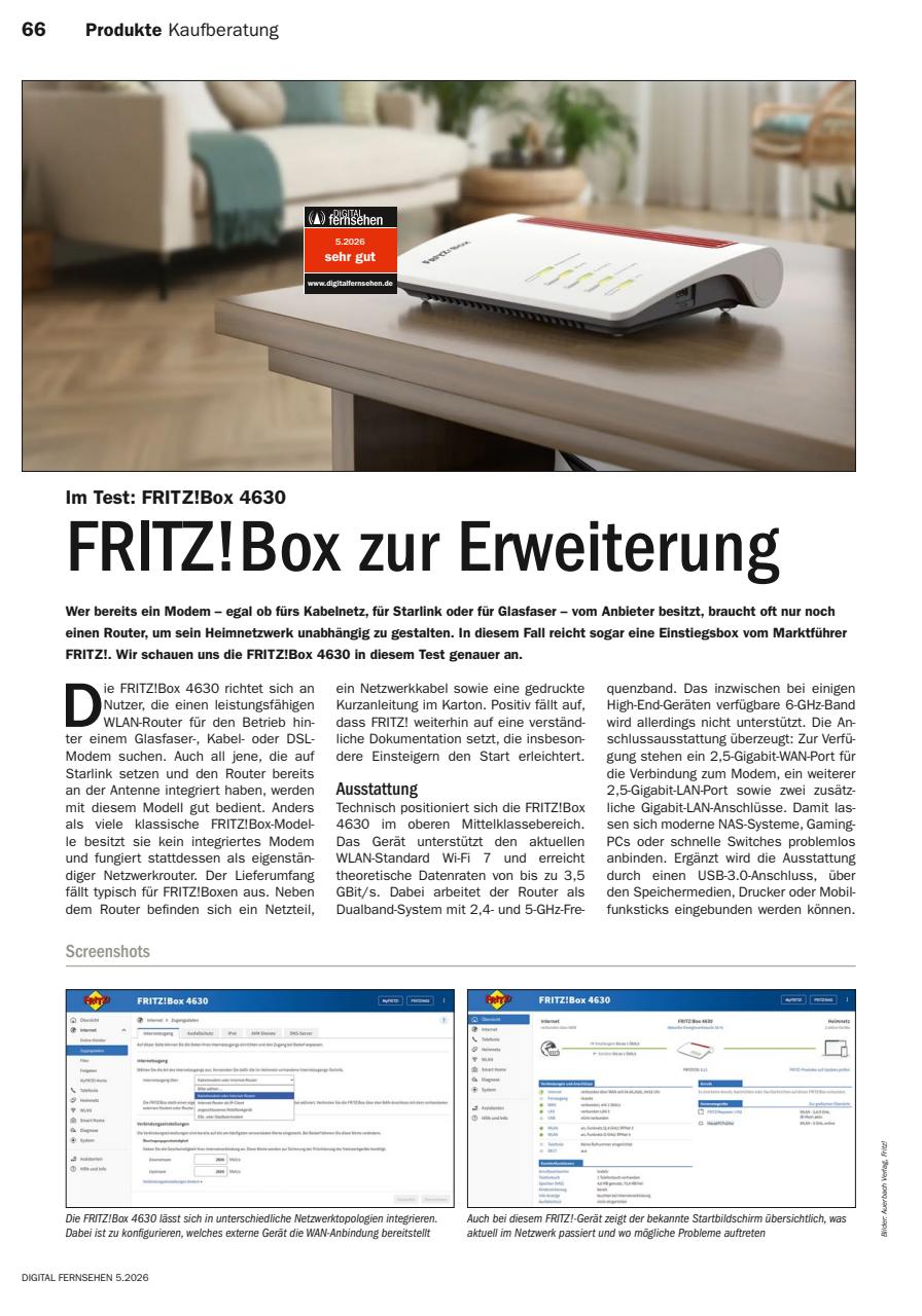 Digital Fernsehen Preview Pages