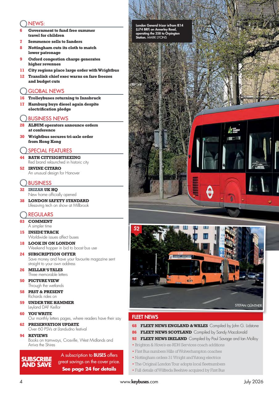 Buses Magazine Preview Pages