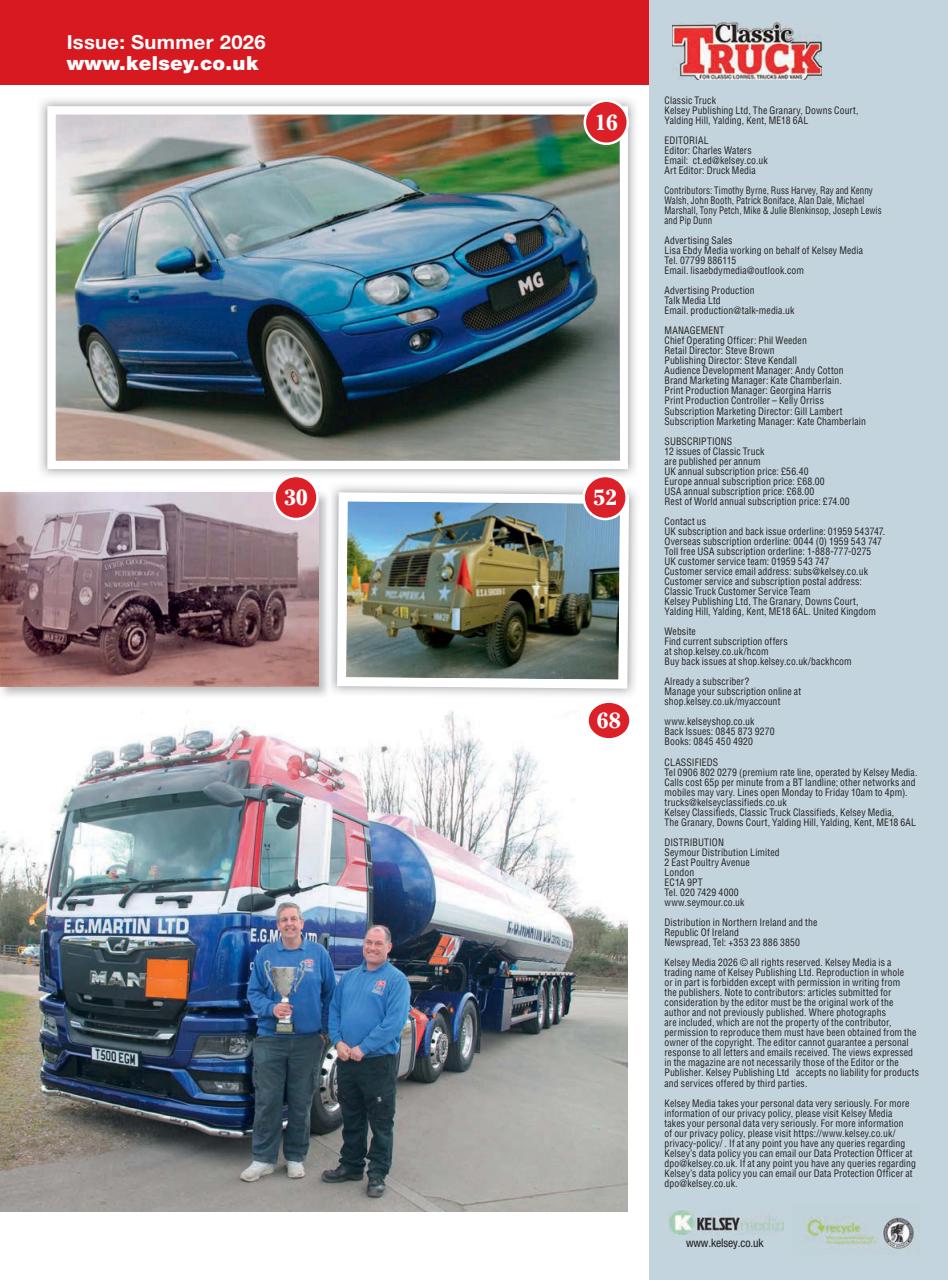 Classic Truck Preview Pages