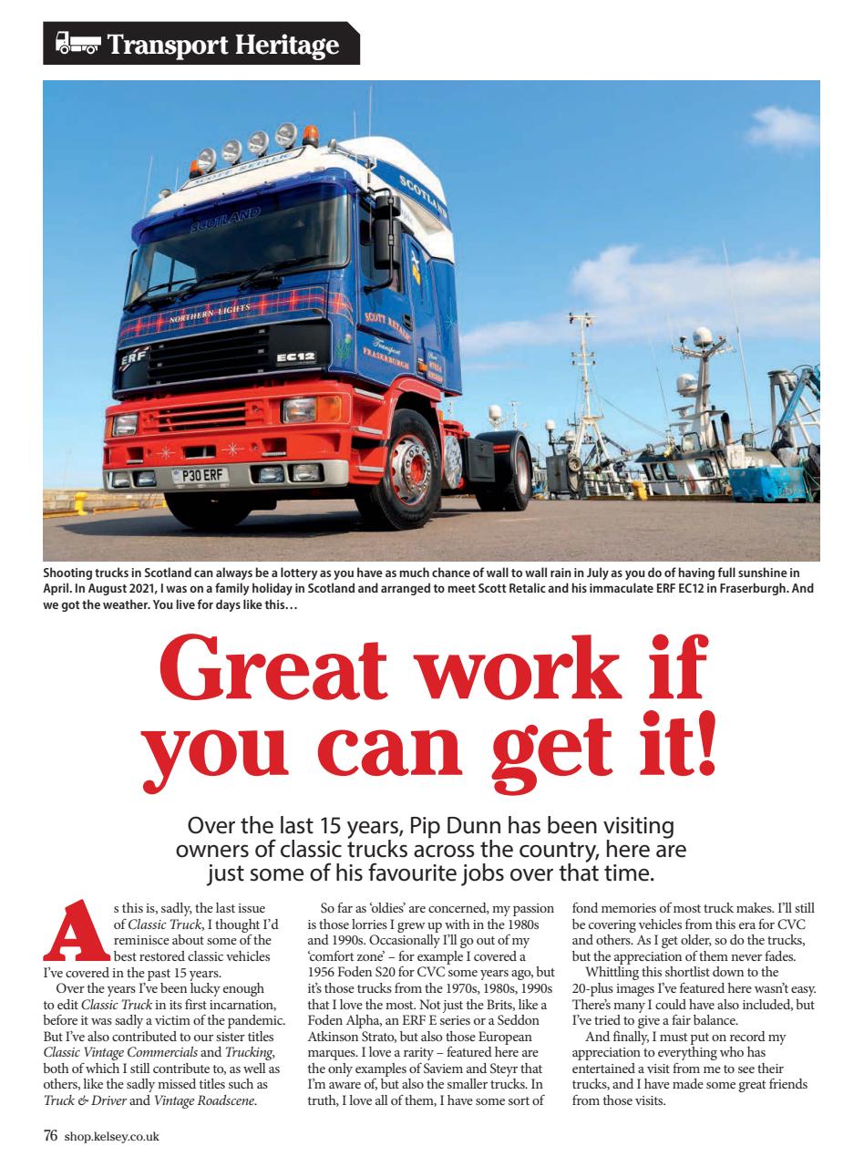Classic Truck Preview Pages