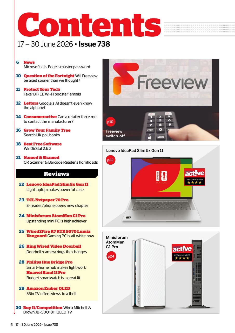 Computer Active Preview Pages
