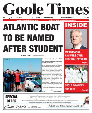 Goole Times issue June 11th 2026