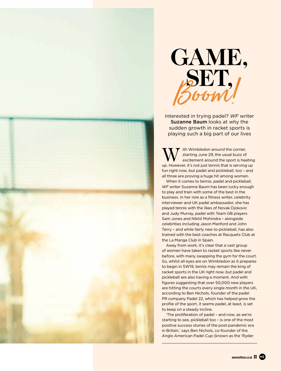 Women’s Fitness Preview Pages