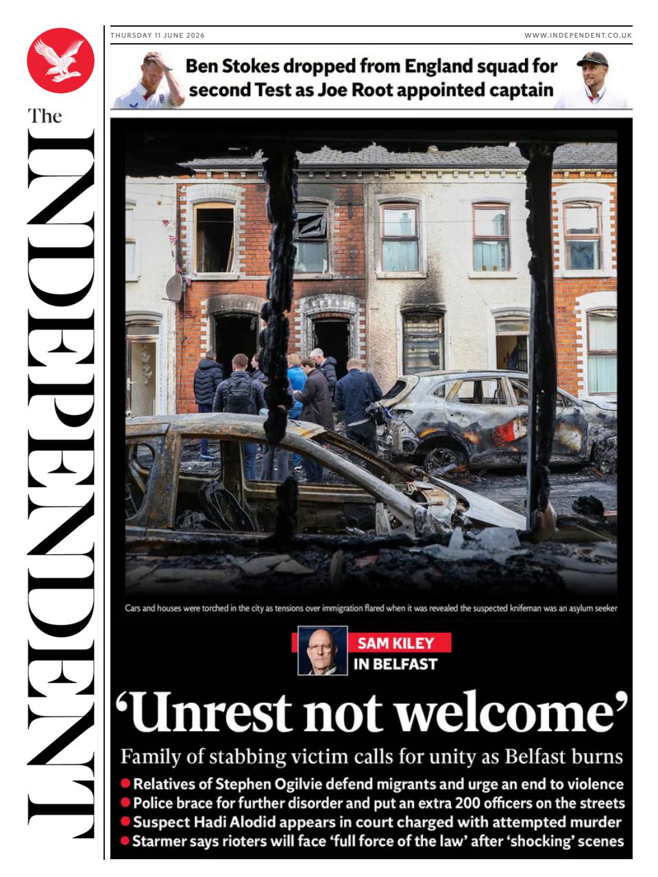 The Independent Daily Edition Newspaper Preview Pages