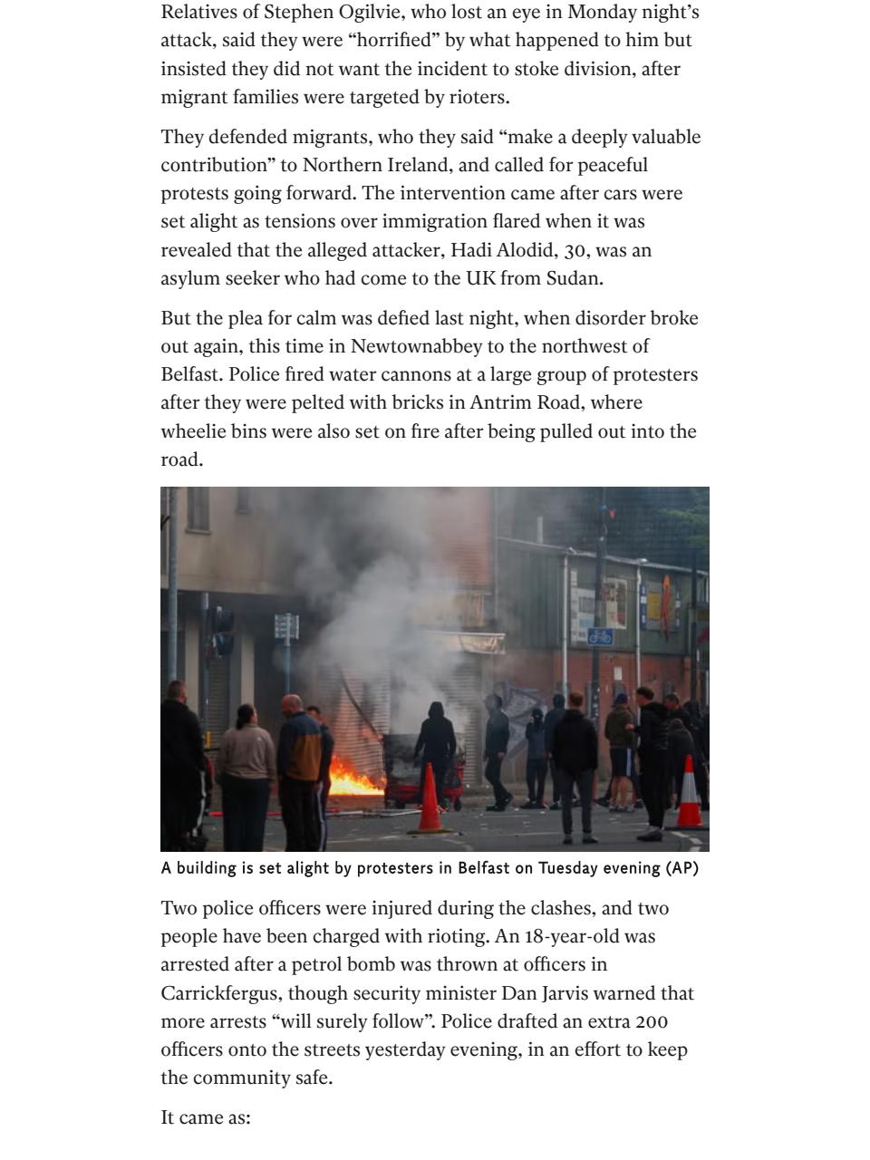 The Independent Daily Edition Newspaper Preview Pages