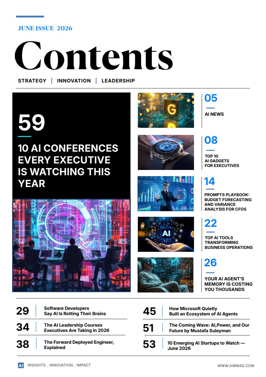 AI Business Magazine Preview Pages