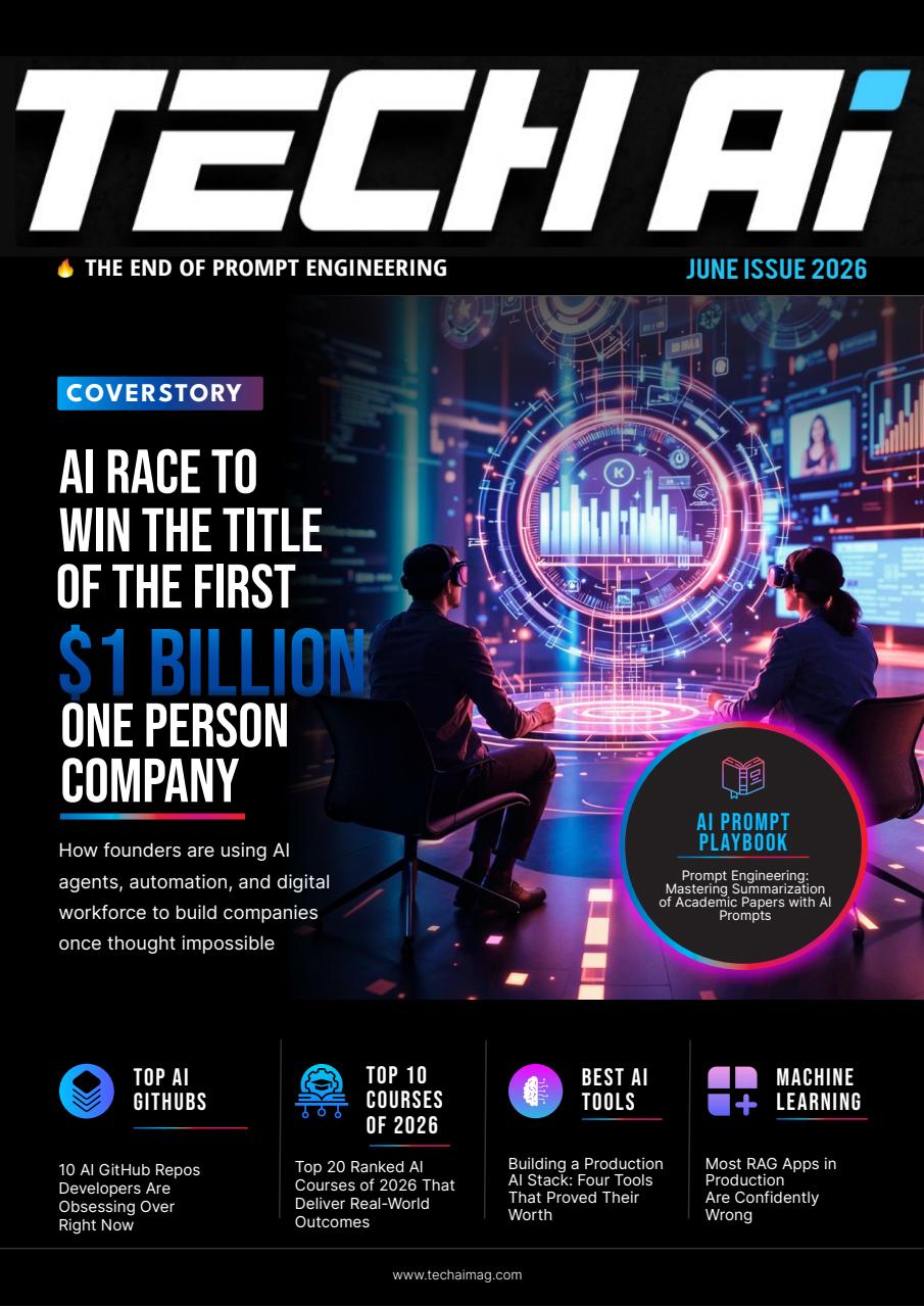 Tech AI Magazine Preview Pages