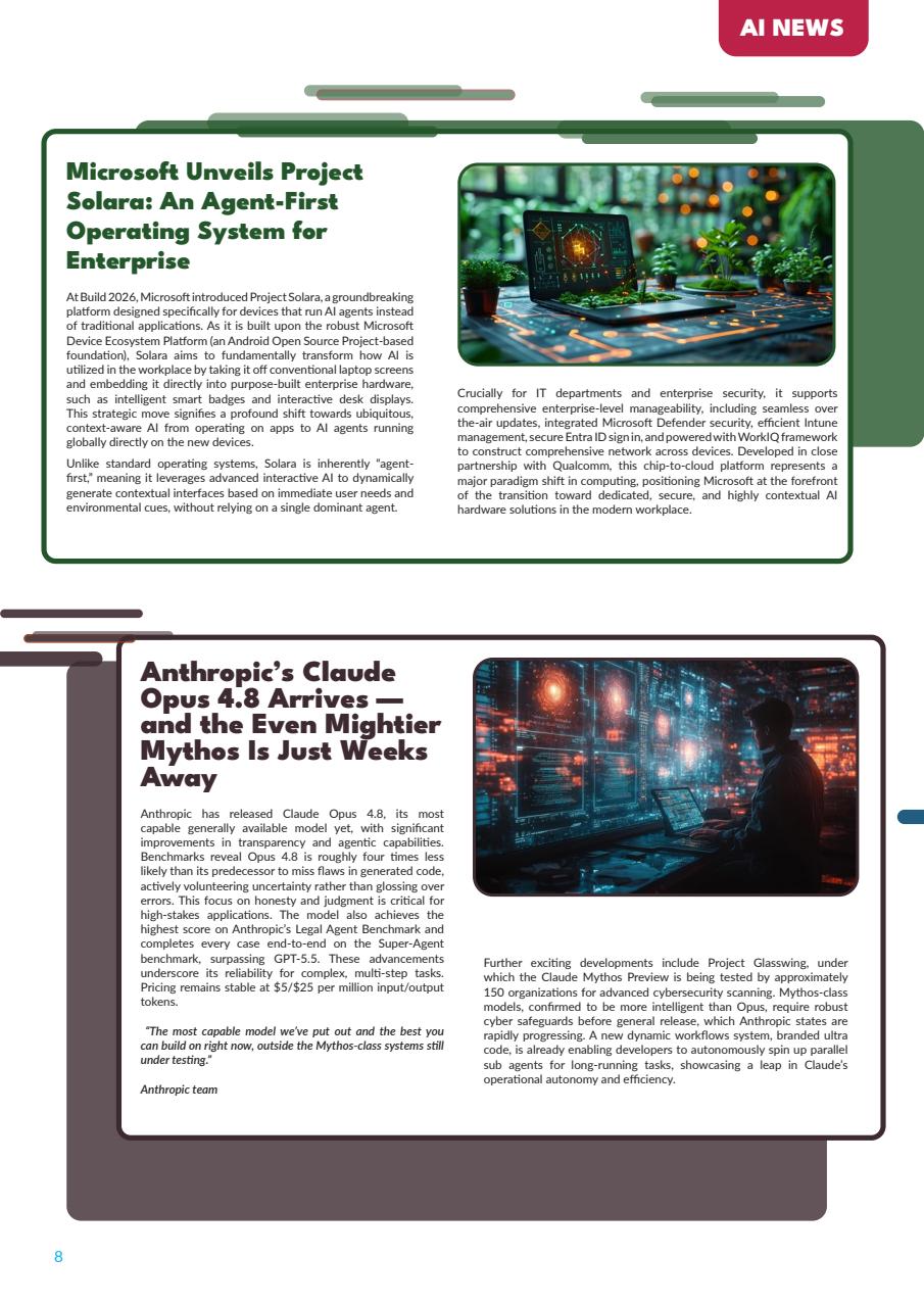 Tech AI Magazine Preview Pages