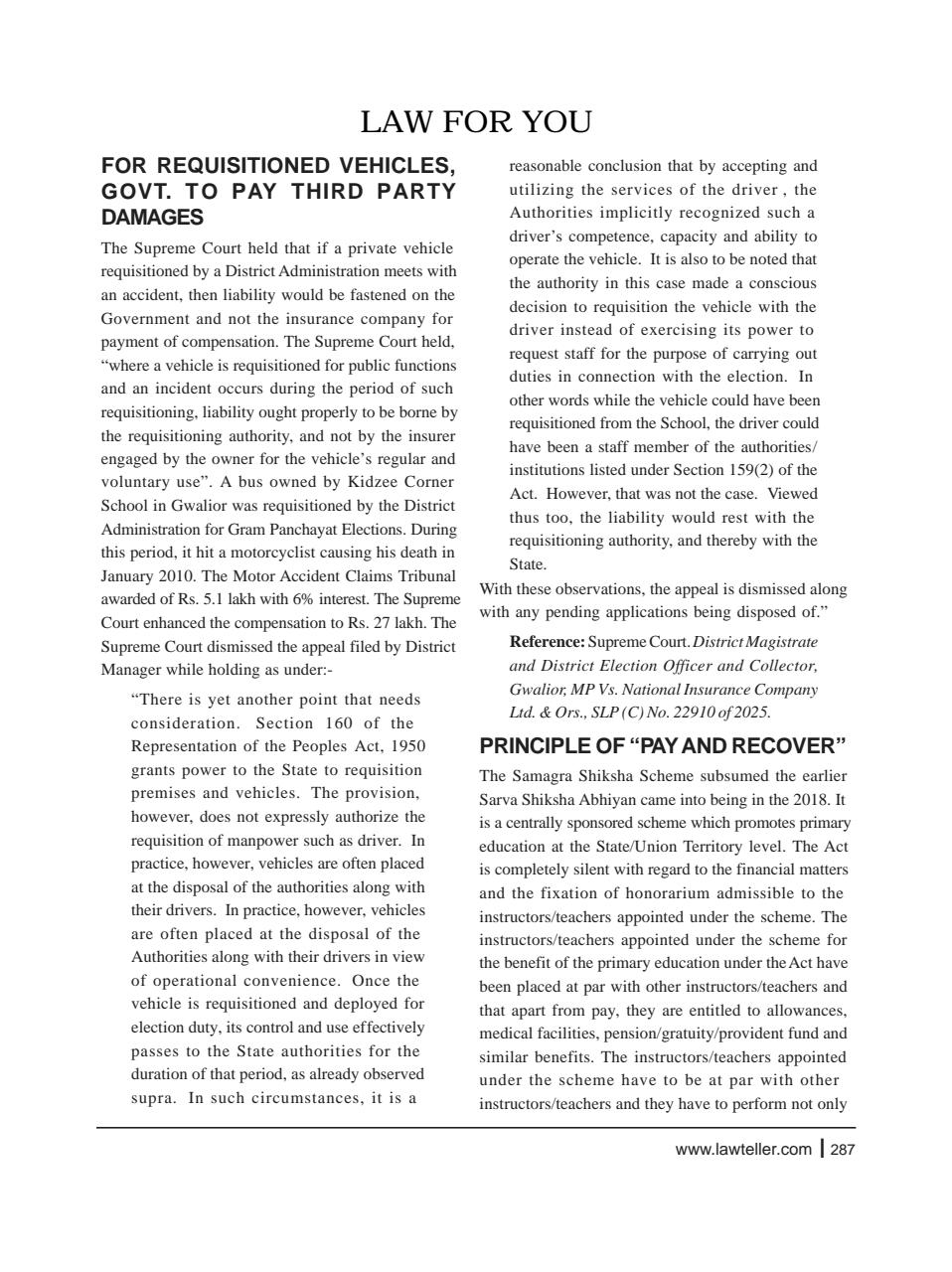 Lawteller – A Legal Awareness Magazine Preview Pages