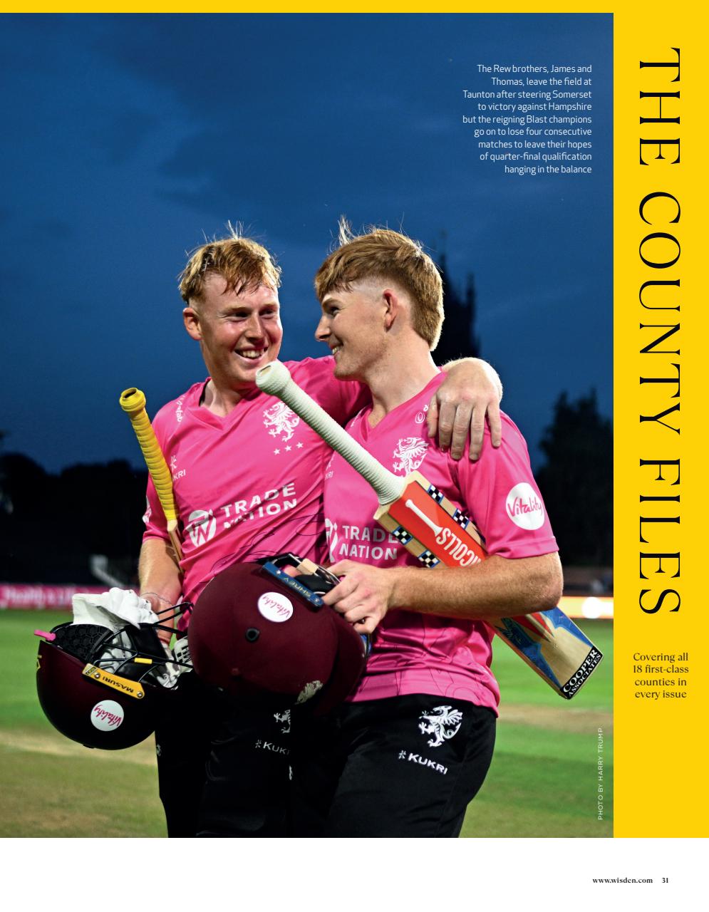 Wisden Cricket Monthly Preview Pages