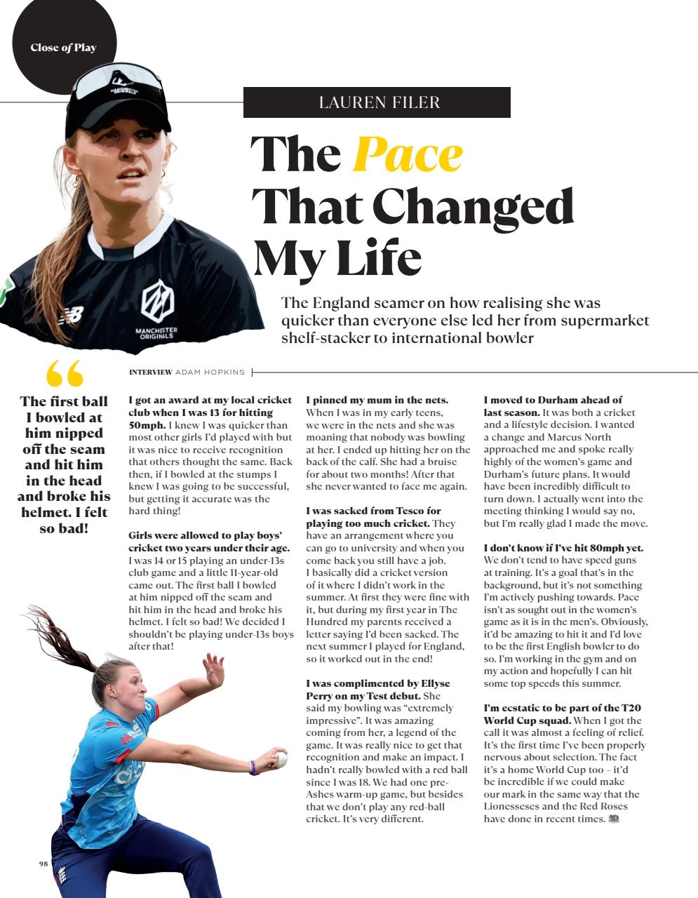 Wisden Cricket Monthly Preview Pages