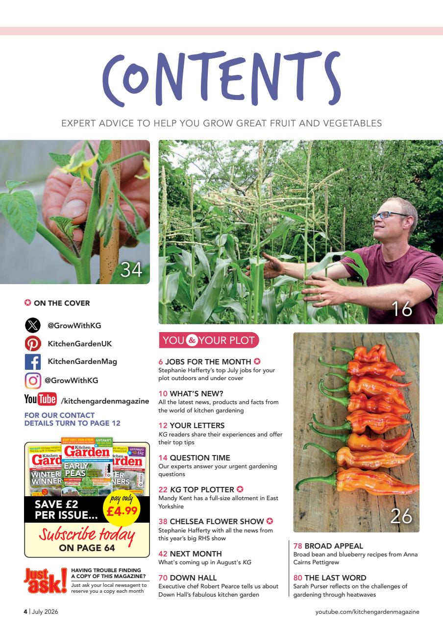 Kitchen Garden Magazine Preview Pages