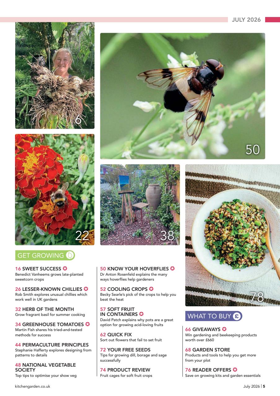 Kitchen Garden Magazine Preview Pages