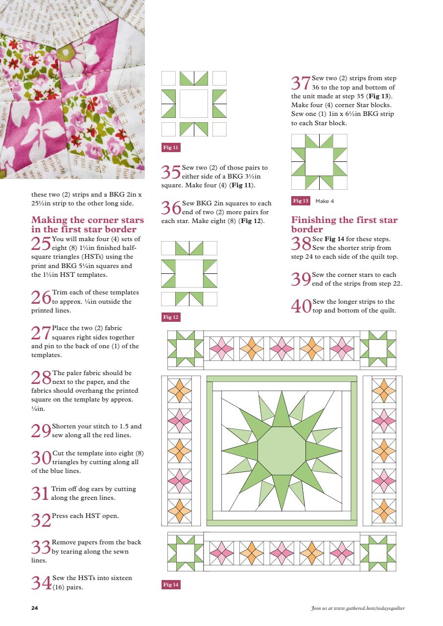 Today’s Quilter Preview Pages