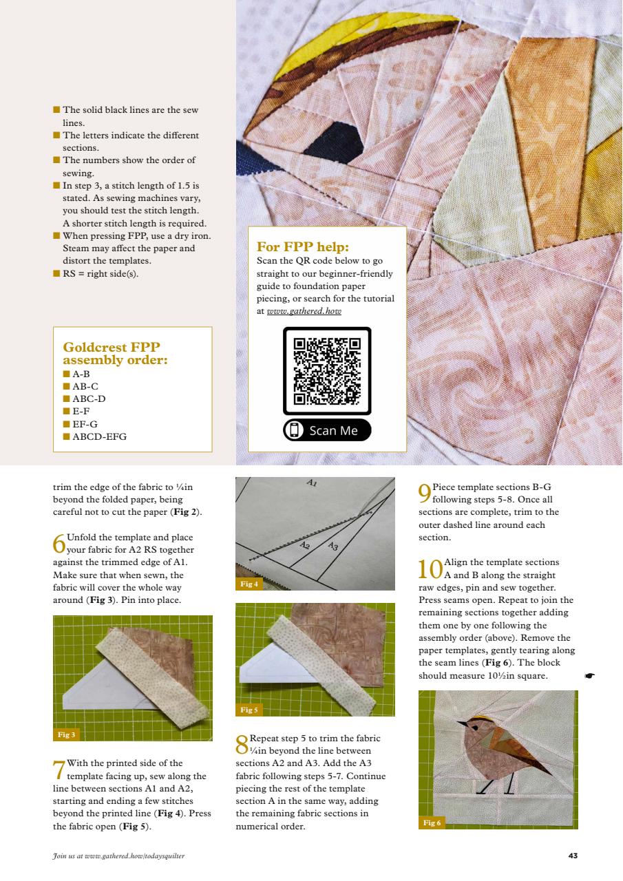 Today’s Quilter Preview Pages
