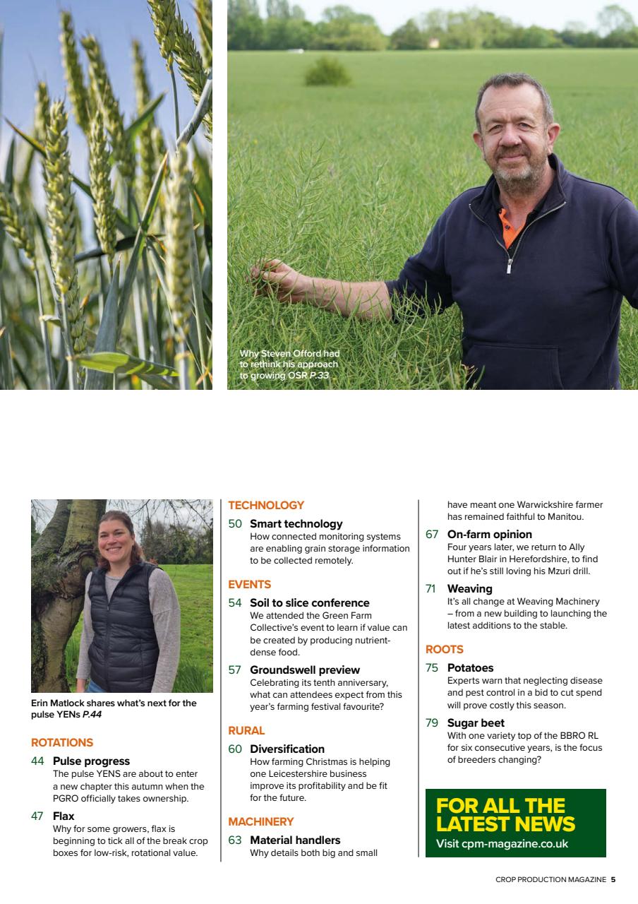 Crop Production Magazine Preview Pages