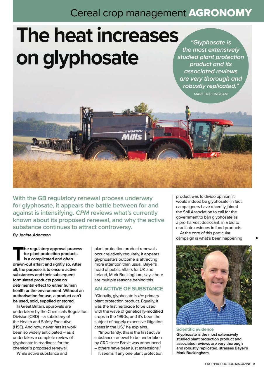 Crop Production Magazine Preview Pages